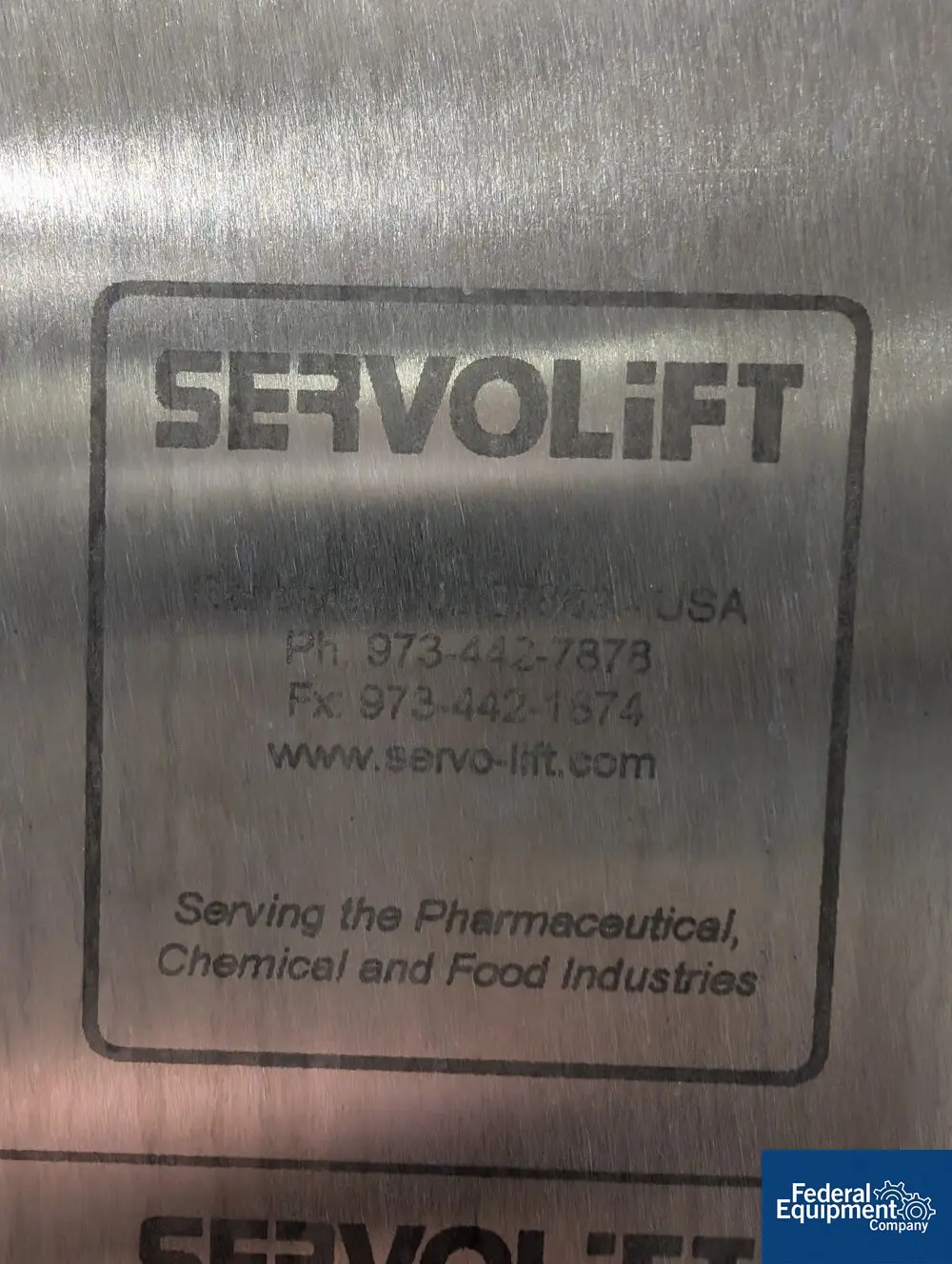 440 lb. ServoLift Drum Discharge System type #MZ, Stainless Steel Drum Lift, 200 kg max load, 150 bar max - Image 3