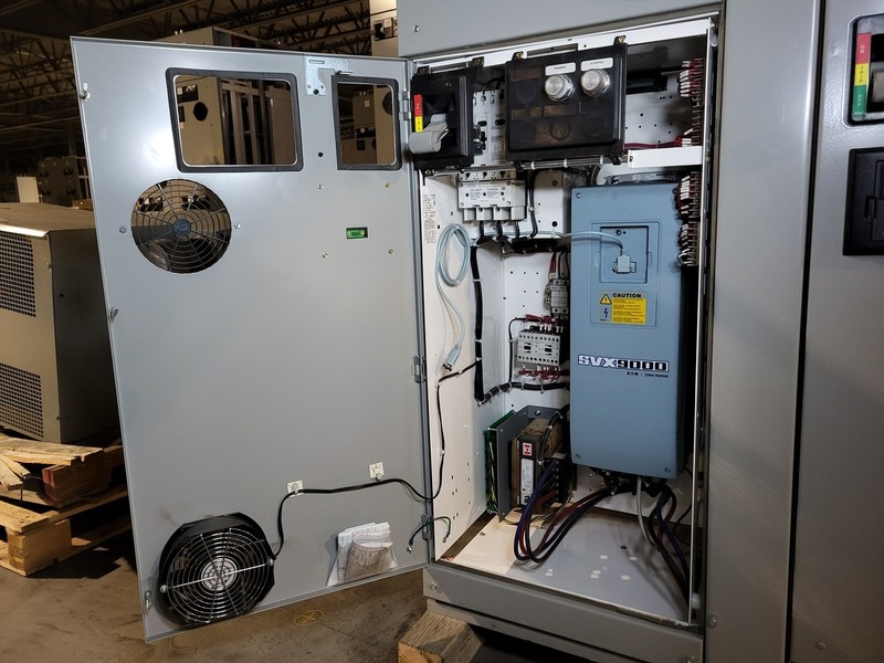 30 HP Eaton, SVX025A1-5A4N1, variable frequency drive, 600 Volts, 34 amps, like new - Image 4