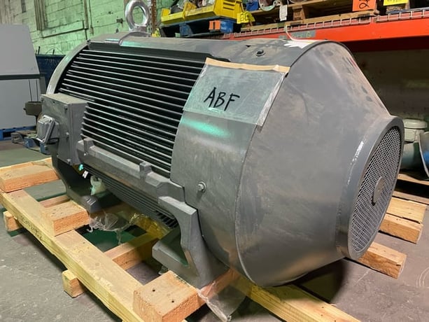 600 HP 1800 RPM Teco Westinghouse, Frame 5808C, TEFC BB, 575 Volts, New Surplus - Image 2
