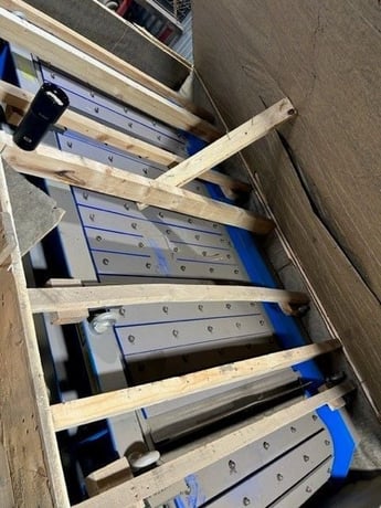 Bunting #EMAX150, electro crossbelt magnet, 40" W x 60" L, surplus, never used, 2022 - Image 1