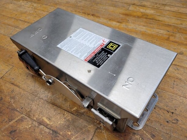 60 Amp. Square D, H322NDS, Safety Disconnect Switch, 240VAC 3P 3PH Type 3R 4X Stainless - Image 7