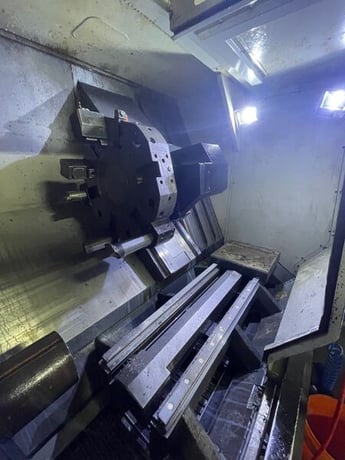 Haas #ST-45, CNC lathe, 34.5" swing, 44" machining length, 25.5" turn diameter, 40 HP, 1400 RPM, 2014 - Image 4