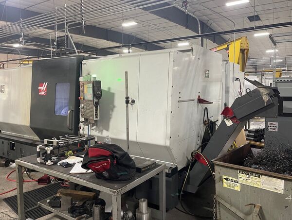 Haas #ST-45, CNC lathe, 34.5" swing, 44" machining length, 25.5" turn diameter, 40 HP, 1400 RPM, 2014 - Image 7