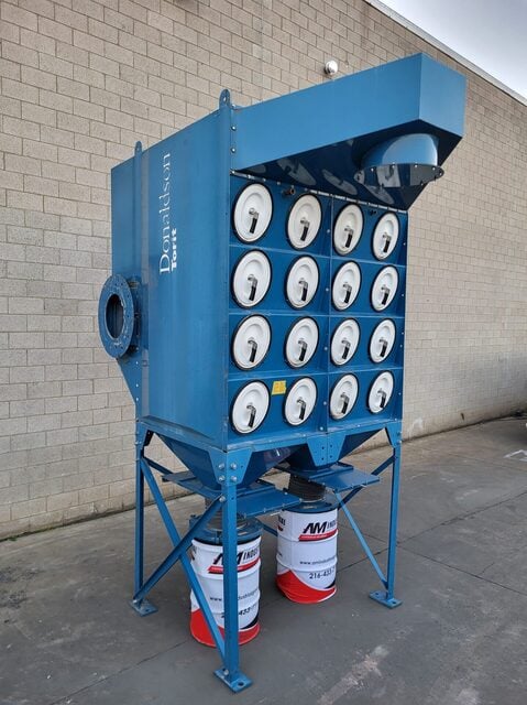 20000 cfm Donaldson Torit #DFO4-32, cartridge dust collector, 32 cartridge filters - Image 1