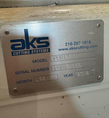 AKS #Accu-Kut-P0812, plasma table, 8' x 12' Hypertherm HPR 400XD plasma cutter, 2018 - Image 4