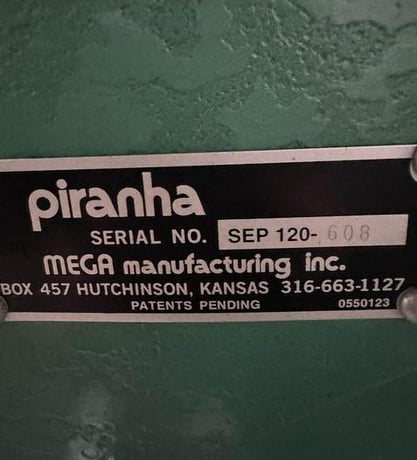 120 Ton, Piranha #SEP120, single end hydraulic punch, 21.5" throat - Image 3