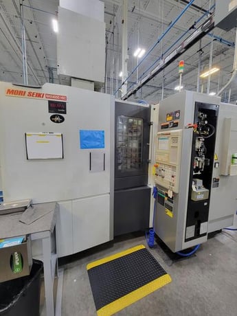 Mori Seiki #NHX-4000HSC, CNC horizontal machining center, 40 automatic tool changer, 22" X, 22" Y, 26" Z - Image 2