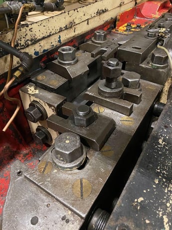 1" x 8-1/2" Waterbury-Farrel #60, horizontal hand feed thread roller, 20 HP, 60 SPM, lube system - Image 5