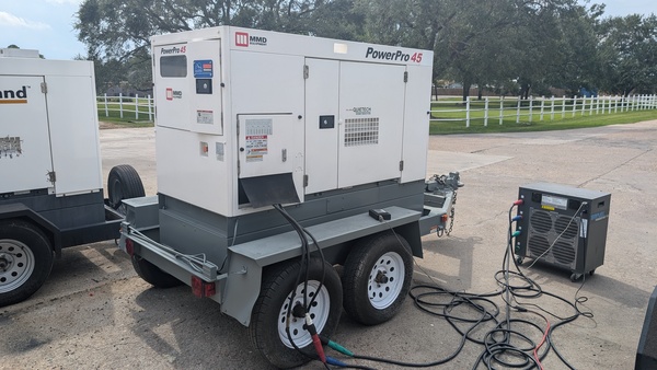 36 KW Airman PowerPro #MMD-SDG45S-8E1, diesel generator, sound attenuated enclosure, 240/480 Volts, 6249 - Image 2