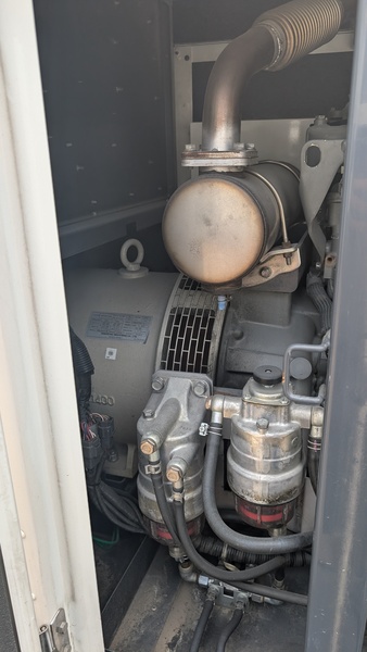 36 KW Airman PowerPro #MMD-SDG45S-8E1, diesel generator, sound attenuated enclosure, 240/480 Volts, 6249 - Image 5