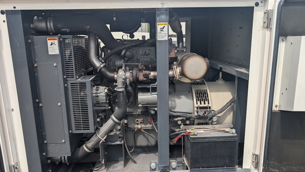 36 KW Airman PowerPro #MMD-SDG45S-8E1, diesel generator, sound attenuated enclosure, 240/480 Volts, 6249 - Image 7
