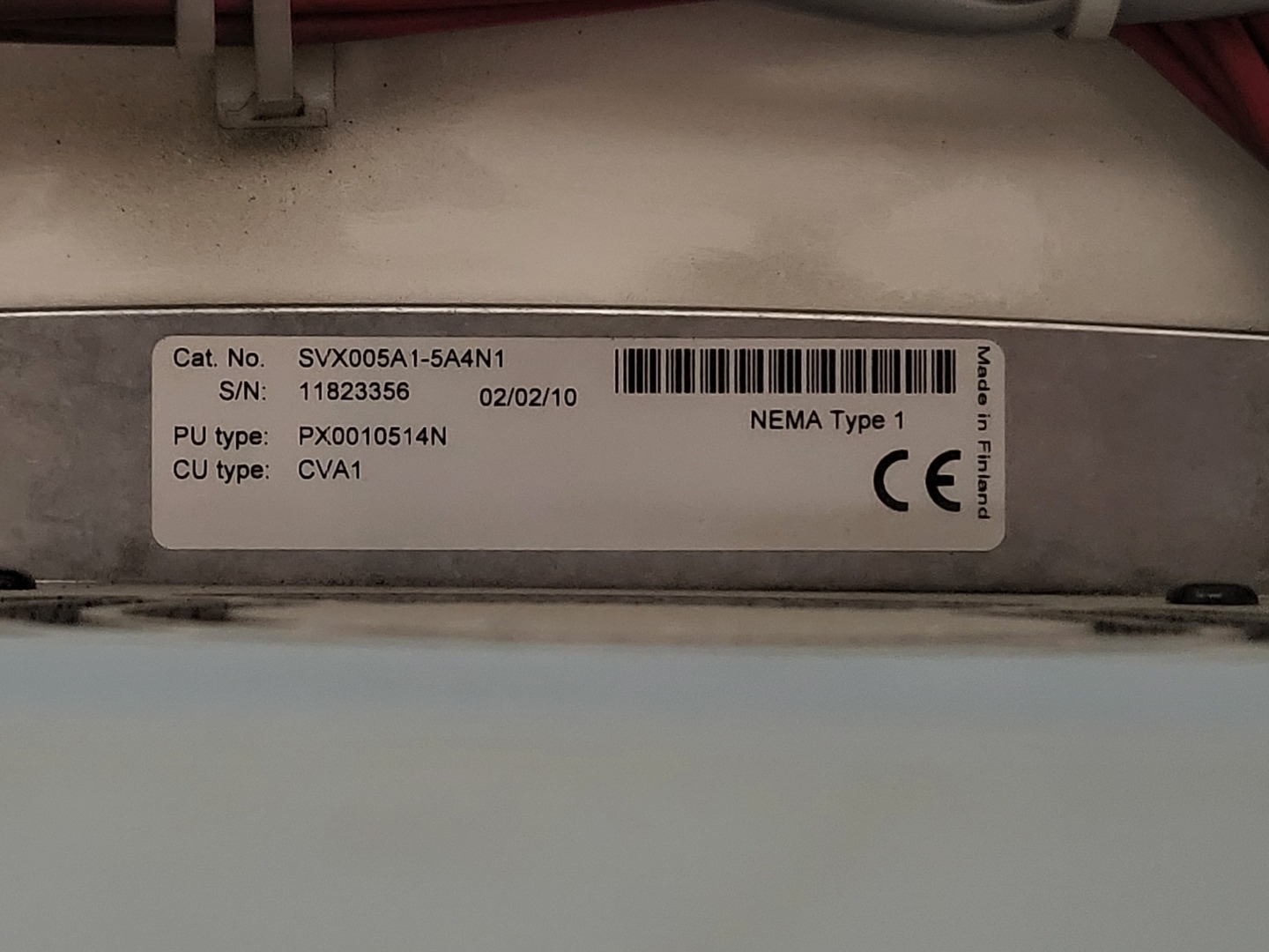 7.5 HP Eaton, SVX005A1-5A4N1, variable frequency drive, 600 Volts, 10 amps, like new - Image 8