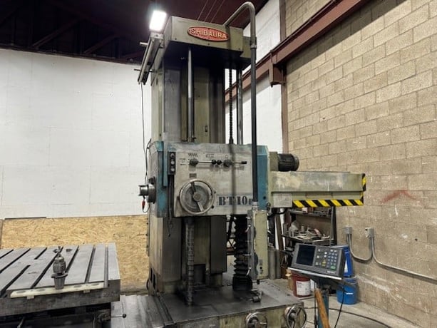 3.9" Toshiba, Shibaura #BT-10BR3, table type horizontal boring mill, #50 taper, 1977 - Image 3