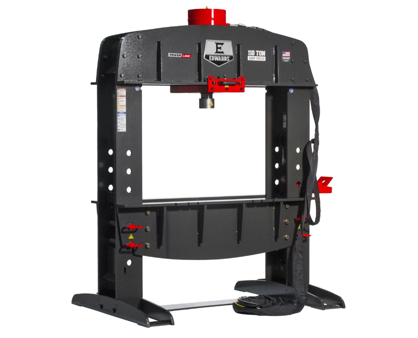 110 Ton, Edwards #HAT9000, shop press, 12-1/4" stroke, 37-7/16" x 48" table, new - Image 3