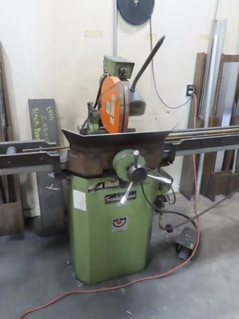 14" Bewo Scotchman #CP-350, cold saw, 1.5748" arbor bore, power clamp - Image 1