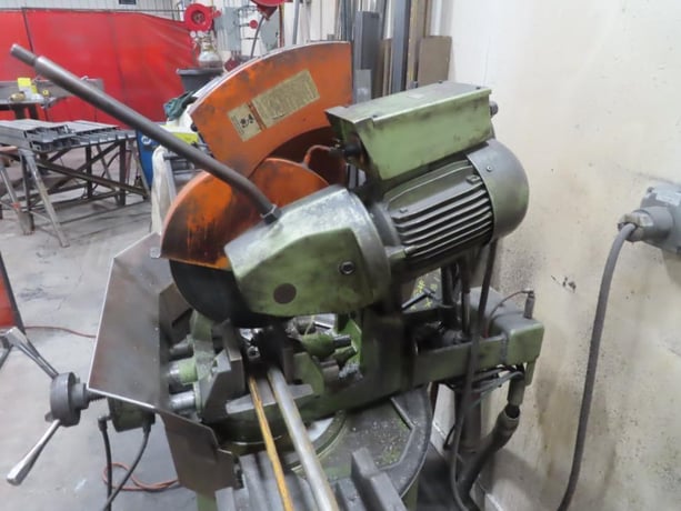 14" Bewo Scotchman #CP-350, cold saw, 1.5748" arbor bore, power clamp - Image 3