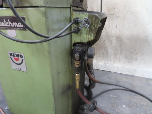 14" Bewo Scotchman #CP-350, cold saw, 1.5748" arbor bore, power clamp - Image 6