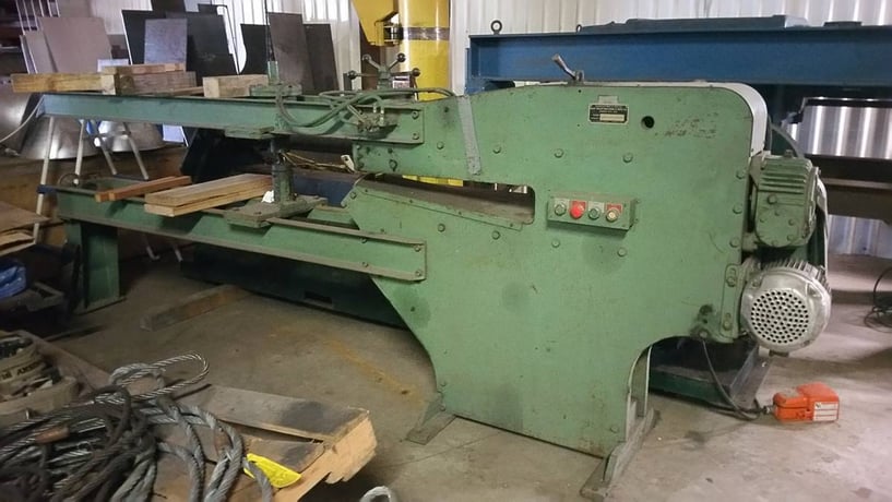 Blue Valley #40, ring & circle shear, 1/4" x 12' capacity, 15.5" throat - Image 1