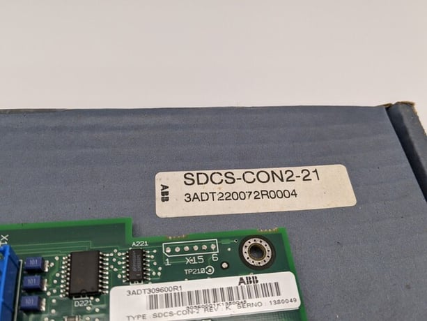 ABB #SDCS-CON-2, Converter Control Circuit Board 3ADT220072R0004 Drive Spare Part - Image 2