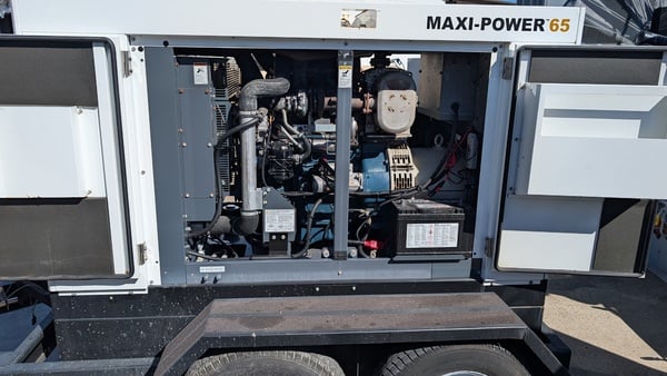 56 KW Allmand #Maxi-Power-65, portable rental diesel generator, sound attenuated enclosure, 240/480 Volts - Image 3