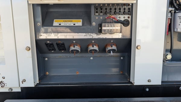 56 KW Allmand #Maxi-Power-65, portable rental diesel generator, sound attenuated enclosure, 240/480 Volts - Image 8