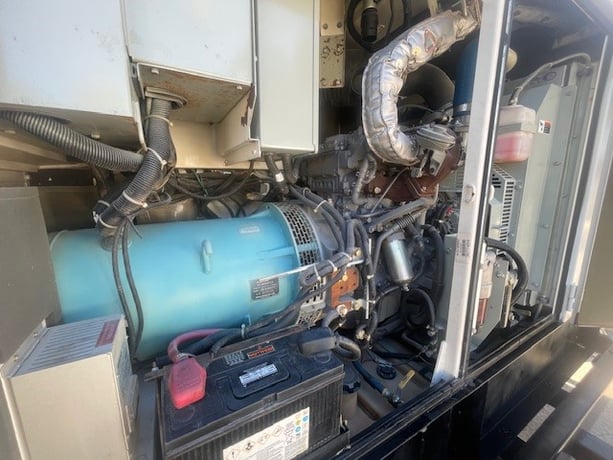 56 KW Multiquip #DCA70SSIU4f, diesel generator, sound attenuated enclosure, trailer tank, 240/480 Volts, 6371 - Image 5