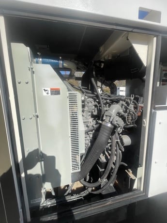 56 KW Multiquip #DCA70SSIU4f, diesel generator, sound attenuated enclosure, trailer tank, 240/480 Volts, 6371 - Image 8