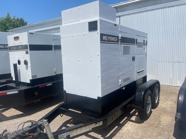 56 KW Multiquip #DCA70SSIU4f, diesel generator, sound attenuated enclosure, trailer tank, 240/480 Volts, 6843 - Image 2