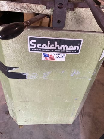 Scotchman #2T5LT Netal Cutting Saw, 12" blade, 2-1/2 HP, 230 v., vise for holding materials - Image 4