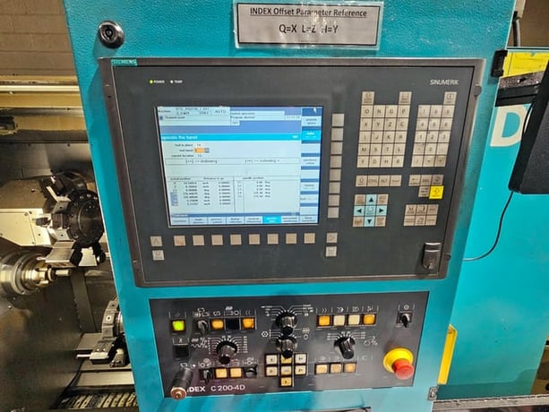 Index #C100, production turning machine for highly productive bar machining, 2008 - Image 3