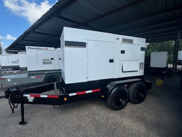 100 KW Multiquip #DCA125USI, portable/rental unit diesel generator, sound attenuated enclosure, 240/480 - Image 1