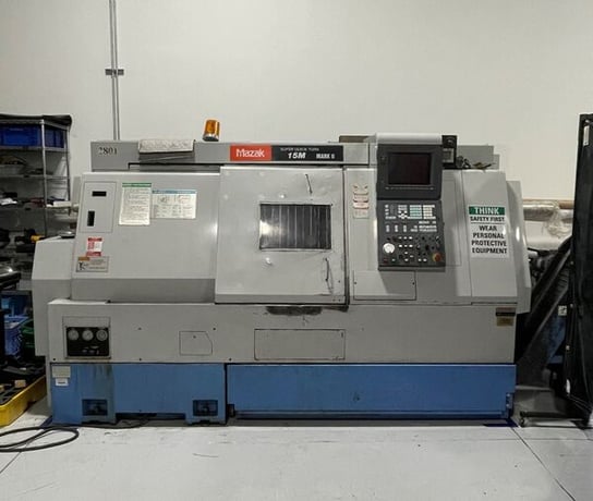 Mazak #Super-Quick-Turn-15M-Mark-II, CNC lathe, 20.9" swing, 8" chuck, 2" bar, 20 HP, 1997 - Image 1