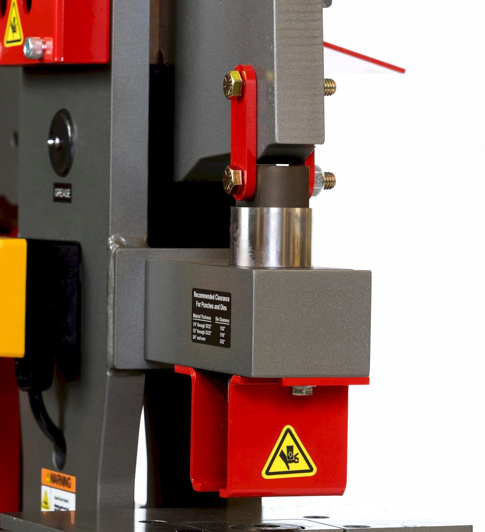 3" x 3" x 1/4" Jet #JIW-45T, ironworker, 45 Ton, 3500 RPM, 5.75" throat, 1.5" stroke - Image 9