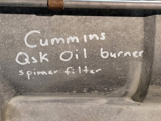 Cummins #4066080, lubricating oil filtering head, 12 kPa work pressure, like new - Image 5
