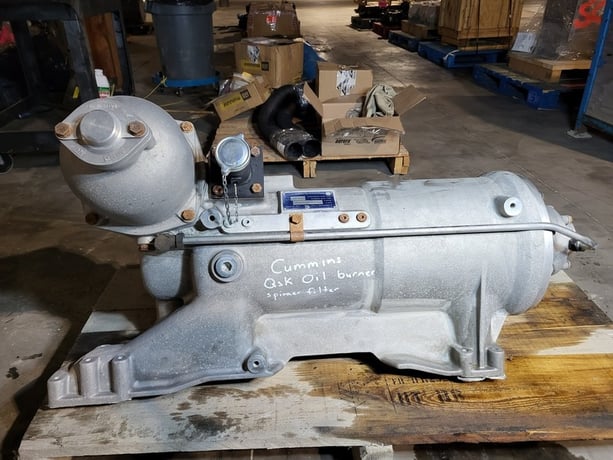 Cummins #4066080, lubricating oil filtering head, 12 kPa work pressure, like new - Image 9