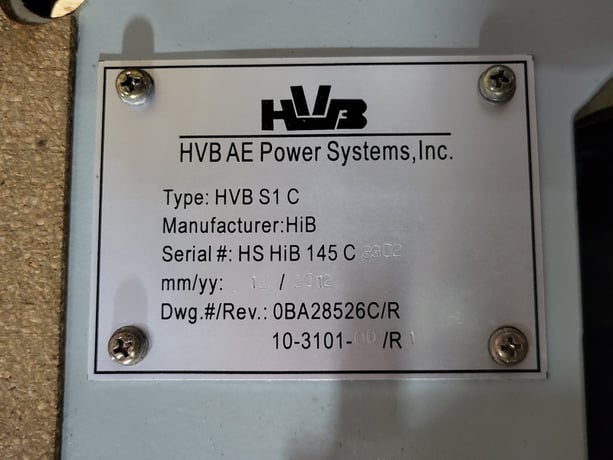 Hitachi T & D Solutions, HVB-S1-C, 14500 Volts breaker, new surplus, 2012 - Image 4