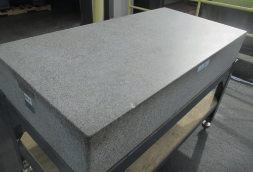 30" x 60" x 10" Rahn Gray Granite Surface Plate with heavy duty steel leveling stand - Image 3