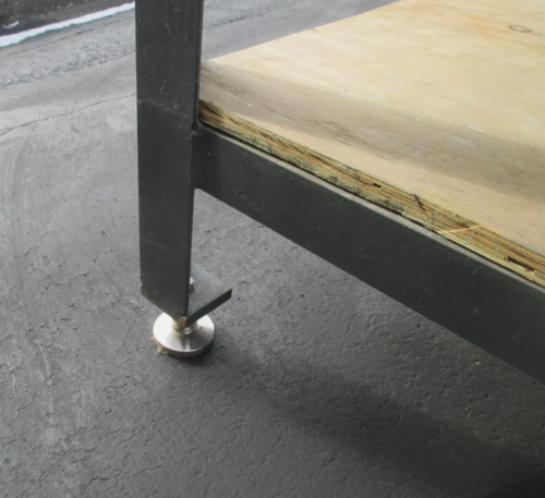 30" x 60" x 10" Rahn Gray Granite Surface Plate with heavy duty steel leveling stand - Image 6