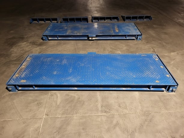 60000 lb. Rice Lake, digital weight indicator IQ Plus 355 with platform - Image 6