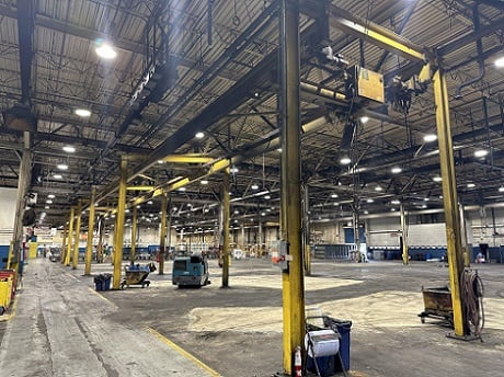 3 Ton, Budgit overhead free standing crane system, 14' wide x 130' long - Image 6