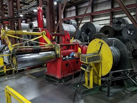48" Paxson, slitting line components, 22000 lb. capacity, R to L - Image 8