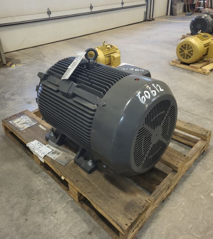 125 HP 1800 RPM Nidec U.S. Motors, Frame 444T, TEFC, 460 Volts, new unused surplus - Image 4