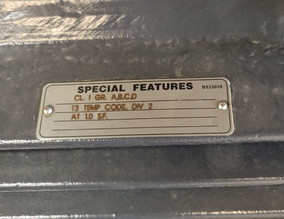 125 HP 1800 RPM Nidec U.S. Motors, Frame 444T, TEFC, 460 Volts, new unused surplus - Image 6