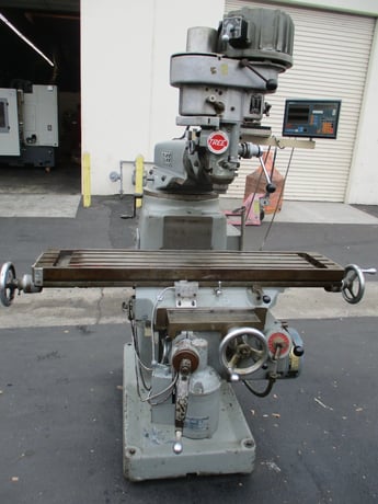 Tree #2UVRC, vertical mill, variable speed, 10.5"x42"table, 1.5 HP, 2-Axis digital read out,power feed - Image 6