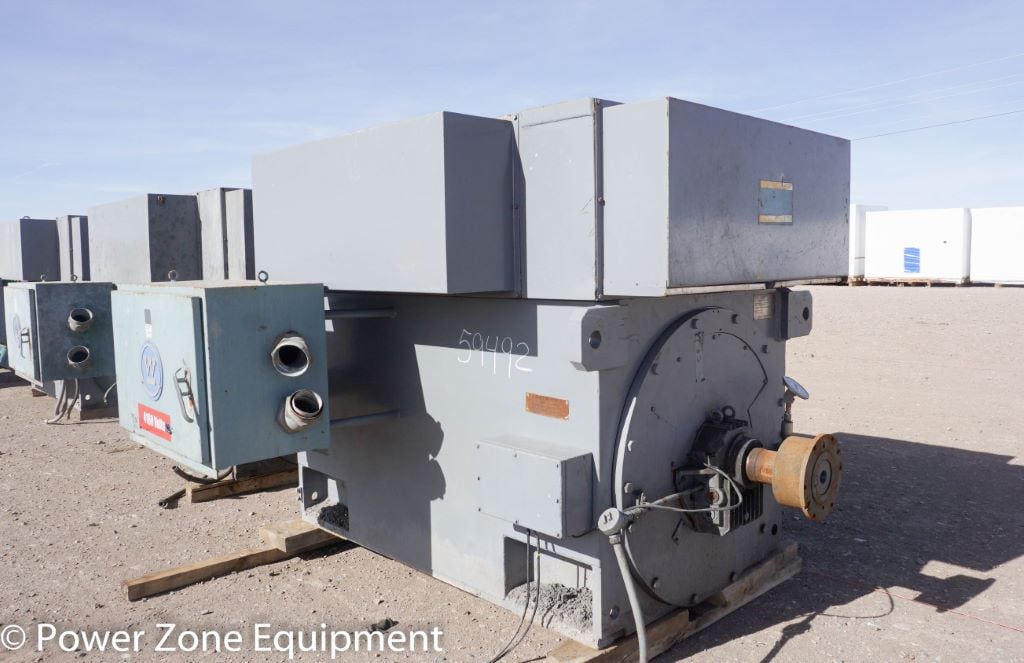 4500 HP 3574 RPM Westinghouse, Frame 5616, weather protected enclosure type 1, 4000 Volts - Image 2