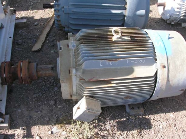 75 HP 1185 RPM Siemens, Frame 444T, TEFC, 460 Volts - Image 1
