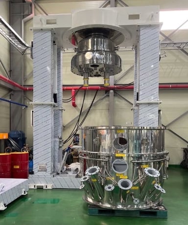 Taesungind #TSI, Slurry Mixer Anode Mixing Equipment, high capacity primary mixer 2300L, 132kW planetary - Image 1