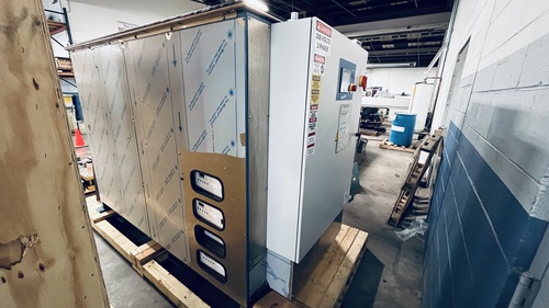 SharperTek #SH8000-400G, 40KHz ultrasonic cleaning tank, (2) 36" W x 56" L x 45" H tanks, 2021 - Image 1
