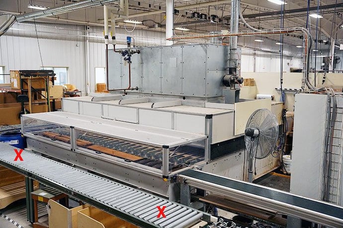 Venjakob #Ven-Flow, Flow Coater & Oven, 305 mm max Part width, 70 deg. C drying tunnel, 2-10 MPM, 480 V, 2015 - Image 4