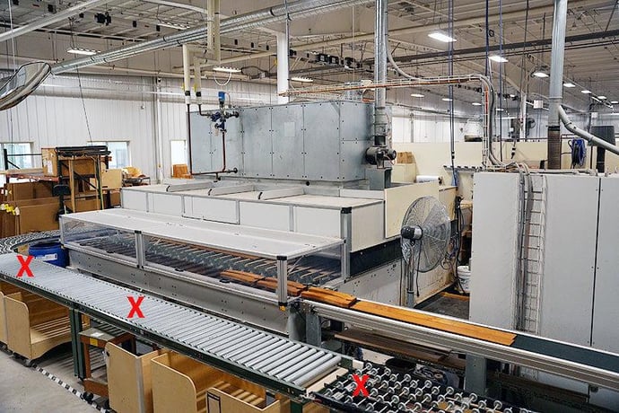Venjakob #Ven-Flow, Flow Coater & Oven, 305 mm max Part width, 70 deg. C drying tunnel, 2-10 MPM, 480 V, 2015 - Image 6